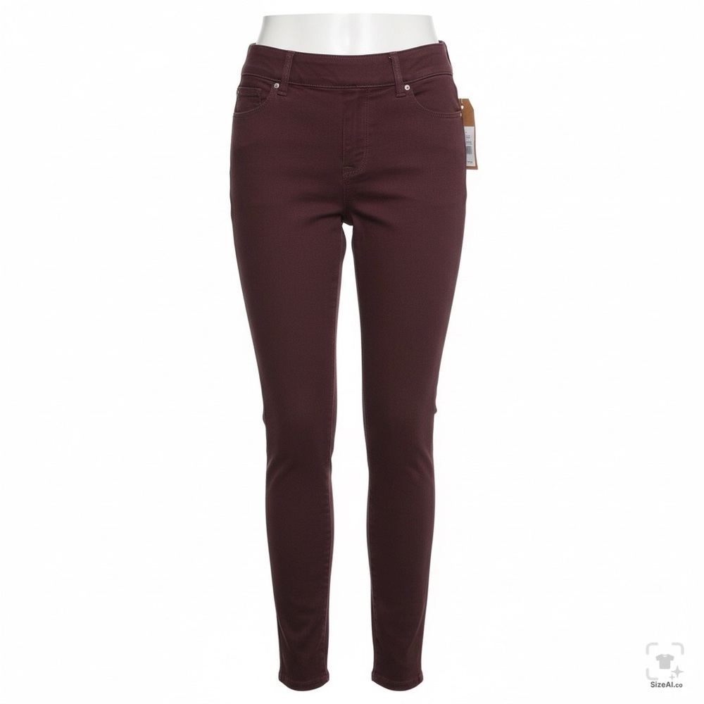 Levi's Women's Totally Shaping Skinny Jeans Burgundy
